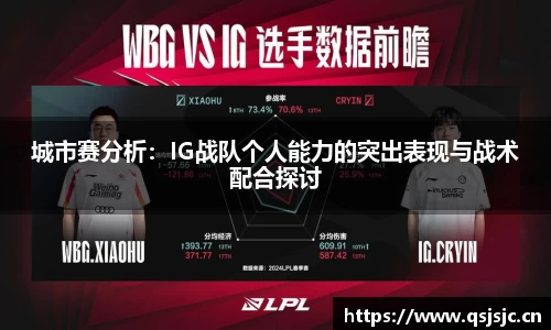 城市赛分析：IG战队个人能力的突出表现与战术配合探讨